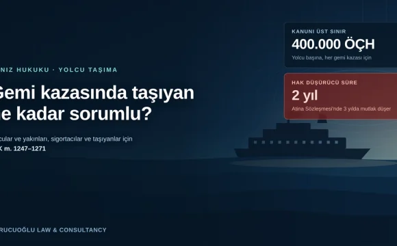 Deniz Yoluyla Yolcu Taşımada Ölüm veya Yaralanma Halinde Taşıyanın Sorumluluğu